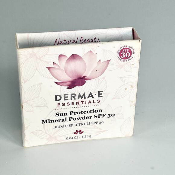 Derma-E Sun Protection Mineral Powder SPF 30 Travel .04 oz 1.25gl New - Picture 1 of 7